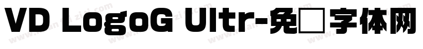 VD LogoG Ultr字体转换